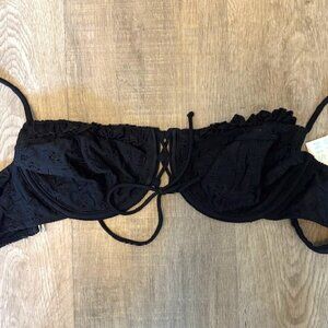 Frankies Bikini Top Black Medium - Pam Plisse Top